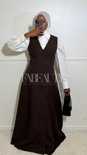 ROBE BLAZER SANS MANCHES