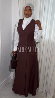 ROBE BLAZER SANS MANCHES